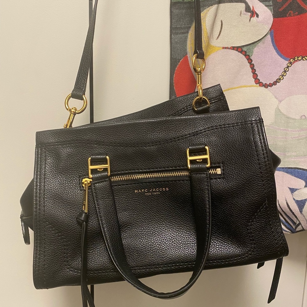 Mini cruiser leather satchel- Marc Jacobs